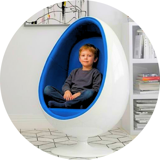 sensory egg chair