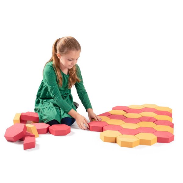 Playlearn USA Foam Cinder Building Blocks for Kids Large Not Life size 20 Pack 