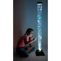 Sensory led bubble tube with fake fish outlet