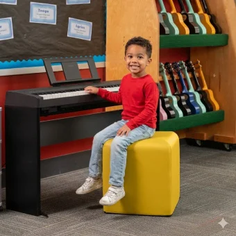 18" Educational Soft Seating Cube