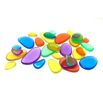 Rainbow Stacking Stones – 30 Pieces | Sensory Therapy | Relaxing Sensory Toys for Children | Autism Support Toys | Playlearn