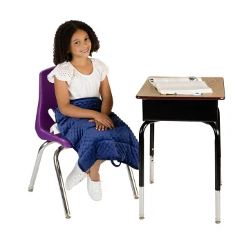Playlearn's Portable Weighted Dual Textured Lap Pad, Sensory Equipment for Kids