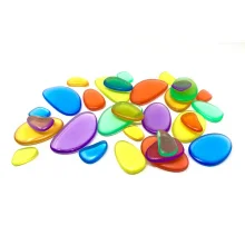 Rainbow Stacking Stones – 30 Pieces | Sensory Therapy | Relaxing Sensory Toys for Children | Autism Support Toys | Playlearn