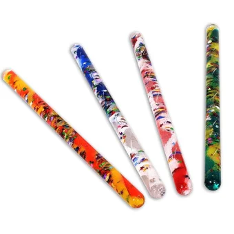 Playlearn's extra large glitter wands - 12.5in long & 0.5in thick. Designed for safety & durability - shatterproof, non-toxic & without glass.