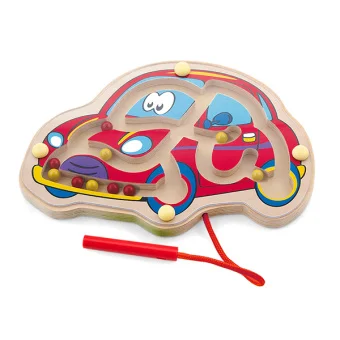 Magnetic Bead Trace Car Maze - Colorful educational toy with beads, promoting fine motor skills and cognitive development in children | Playlearn
