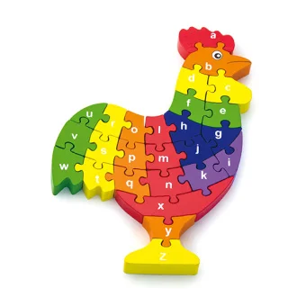 3D Rooster Puzzle! A colorful and engaging puzzle for hours of fun and creativity | Playlearn