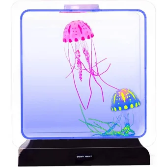 Playlearn's Square Interchangeable Sea Horse Jellyfish Lamp | Sensory Equipment | Occupational Therapy for Children | For Calming Room