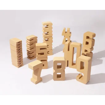 Playlearn Sensory Foam Numbers Sized Set - 32 Pieces