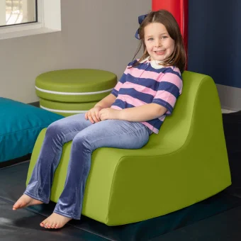 Medium Soft Foam Sensory Rocker Vinyl Chair