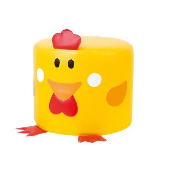 Playlearn's Soft Seating Hen Pouf | Lounge Seating for Kids