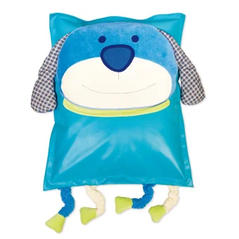 Playlearn's Sensory Dog Cushion Blue