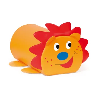 Soft Play Lion Bolster - A cuddly and adorable bolster with a friendly lion design | Playlearn