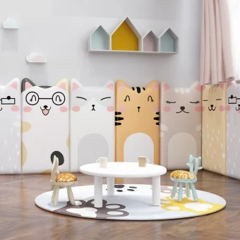 Playlearn's Wall Padding - Cats Shaped Design for any kid's room