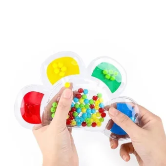 Flower Bead Matching Fidget Puzzle