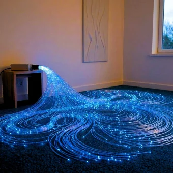 6.5ft Fiber Optic Kit - 200 Strands & 27w Light Source