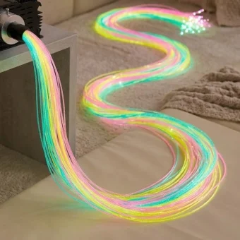 5ft Colored Fiber Optic Lights - 150 Strands