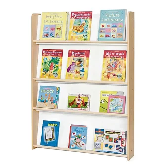 Fresh Birch Bookshelf Displays - Wall Mounted
