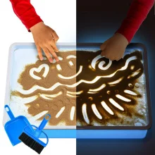Portable Light Up Sand Table | Autism Support Toys | Sensory Equipment | Sensory Playtime | Sensory Therapy | Playlearn