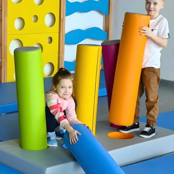 Playlearn's Soft Sensory Obstacle Course Set For Kids | Sensory Room Equipment