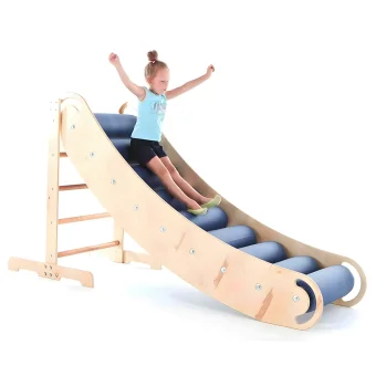 Playlearn's Sensory Roller Slide Compatible With Climb System for Kids | Sensory Indoor Gym