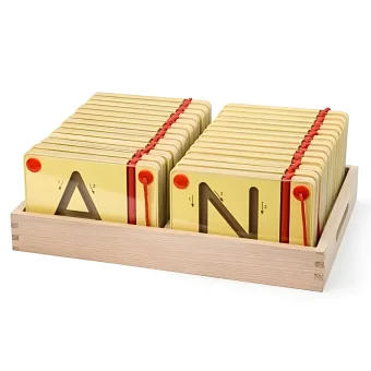 Playlearn's Magnetic Uppercase Letters Writing Board for Kids