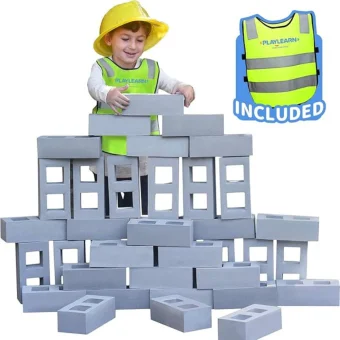 Foam Cinder Building Blocks | Sensory Equipment for children| Bestseller | Occupational Theraphy | Playlearn USA