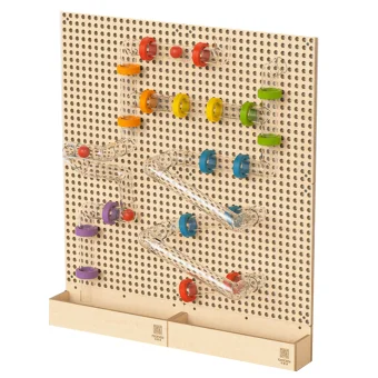 Connectable Tube Pipes and Ball Run Maze Game Toy Playlearn