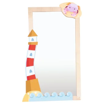 Sensory Wall Mirror with Lighthouse