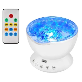 Ocean Wave Projector with Sound and Remote Control