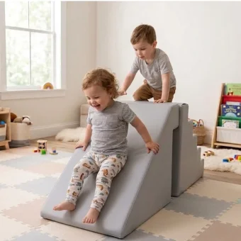 Stairs with a Slide for Soft Play Ball Pits