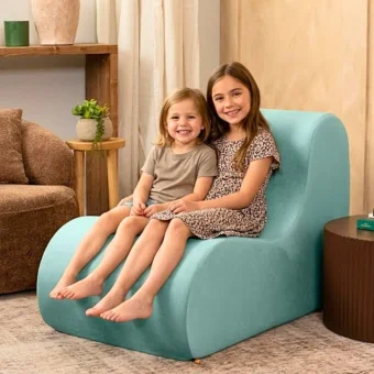 43" Large Modern Armless Accent Chair