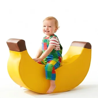 Playlearn Banana Soft Play Rocker for Kids