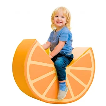 Playlearn's Orange Soft Play Rocker for Kids