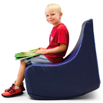 Sensory Soft Rocking Blue Chair