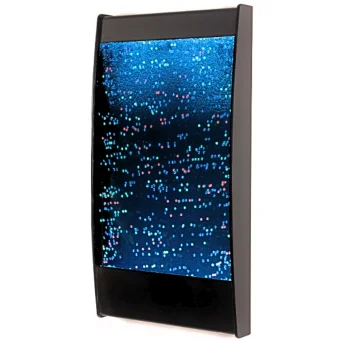 3 feet Sensory Curved LED Bubble Wall with Flowing Beads Playlearn