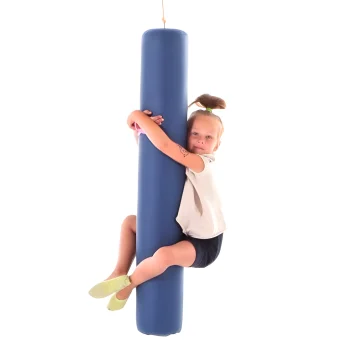Playlearn's Blue Vertical Bolster Swing for Kids