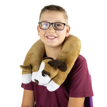 Vibrating Dog Sensory Neck Pillow Playlearn