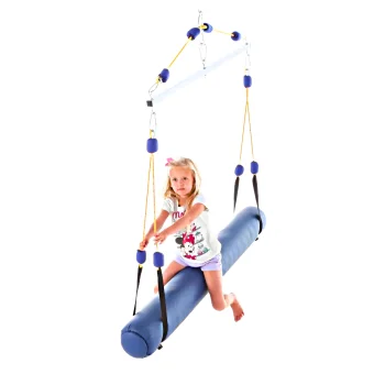 Playlearn's Round Horse Swing with Crossbeam for Kids | Sensory Gym Equipment