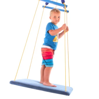 Playlearn's Square Platform Swing for Kids | Sensory Gym Equipment