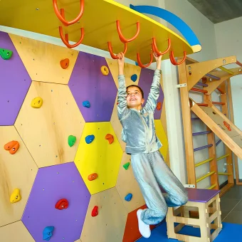 Playlearn's Overhead Loop Ladders for Kids | Sensory Gym Indoor