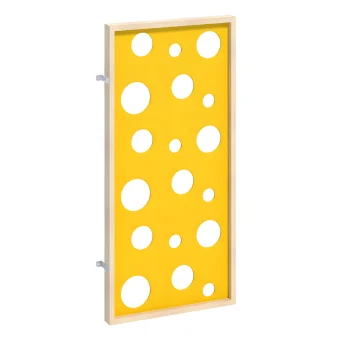 Playlearn's Cheese Ladder Gym-Style Climbing Wall Panel System - Wood Frame for Kids | Sensory Gym Indoor Equipment