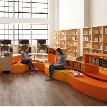 Orange Soft Seating - 4 Piece 