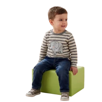 Green Soft Seating Cube