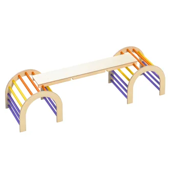 Playlearn's Wooden Sensory Integration Set for Kids Playground | Sensory Therapy