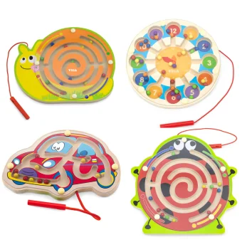 Playlearn's Magnetic Bead Trace for Kids - 4 Pack 