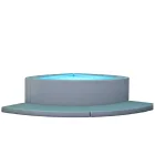 Gray Corner Vibro-Acoustic Sensory Ball Pit System