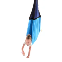 Playlearn's 2 tone Blue Sling Swing for Kids | Sensory Gym Equipment